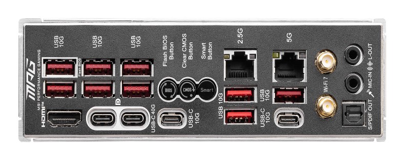 MSI MPG X870E CARBON WIFI-4 Meilleures cartes mères X870 et X870E