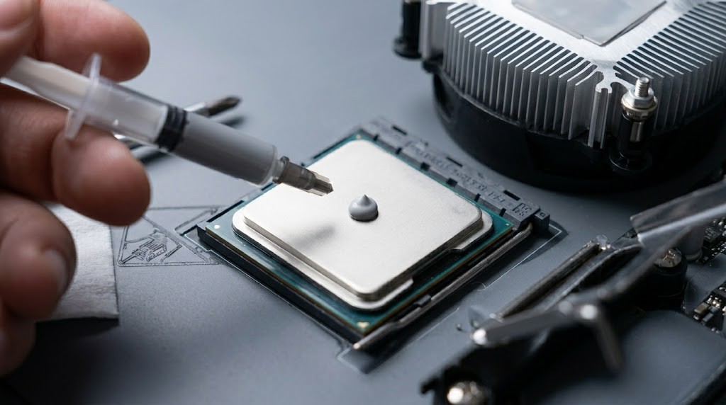 Mon PC Chauffe et Fait du Bruit : Comment le Nettoyer ?-pate_thermique