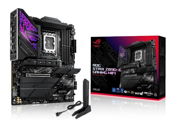 Top 5 Cartes Mères Z890 -ASUS ROG Strix Z890-E Gaming WiFi