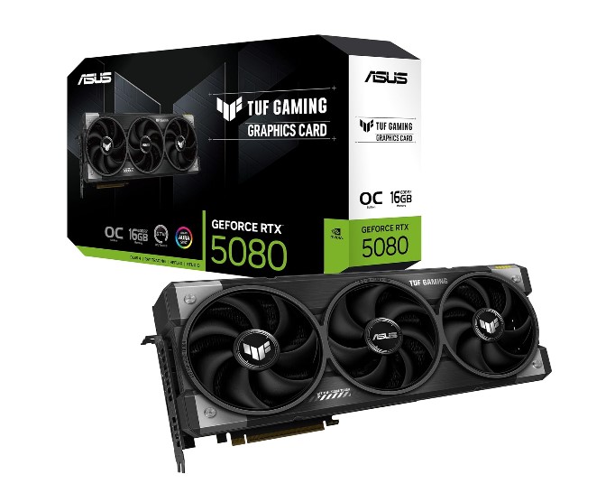 ASUS TUF Gaming GeForce RTX 5080 -4 Meilleures Cartes Graphiques RTX 508016GB