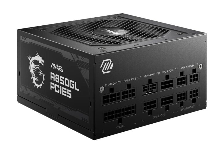 4 Meilleures Alimentations ATX 3.1 (Guide 2026)-MSI MAG A850GL PCIE5 ATX 3.1